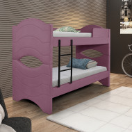 Beliche Multifuncional Star Madeira Com Revestimento Tecido Uva Vira Sofá Cama E Uma Cama Solteiro