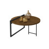 Mesa De Centro Para Sala E Quarto Orquídea - Imbuia - 2