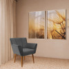 Kit 3 Poltronas Para Recepção Decorativa Estofada Santiago Pés De Madeira Cinza - 2